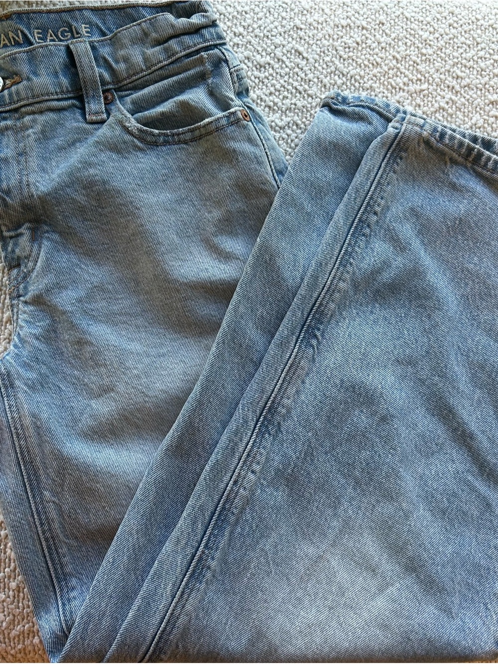 American Eagle Outfitters Light Blue Women’s Jeans - Classic Straight Fit